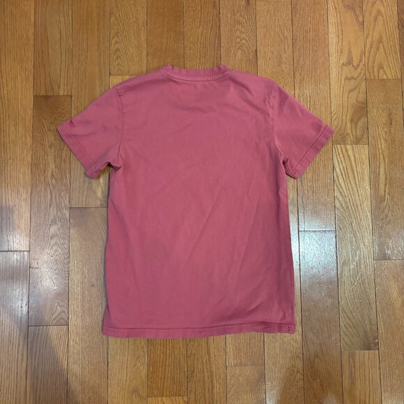 Adidas T-Shirt Women's XS Burgundy with Gold Logo Casual Short Sleeve - Picture 4 of 4